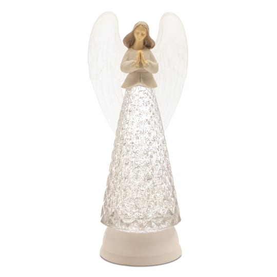 12.5" LED Angel Snow Globe